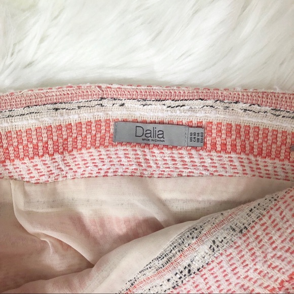 Dalia peach striped skirt - Picture 2 of 2